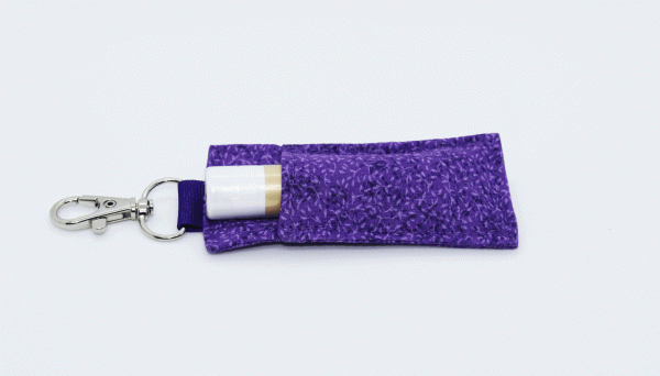 lip balm holder keychain