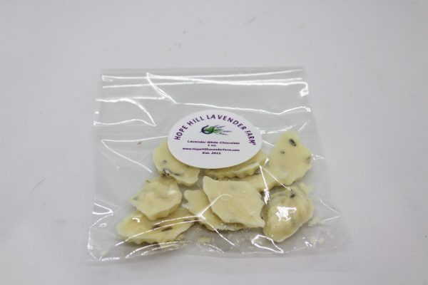 1oz bag of white chocolate with lavender