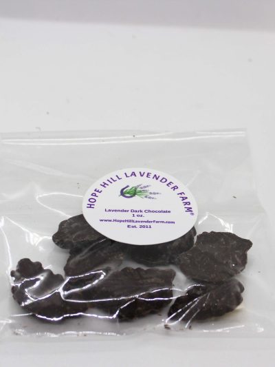 1oz bag of Dark chocolate with lavender