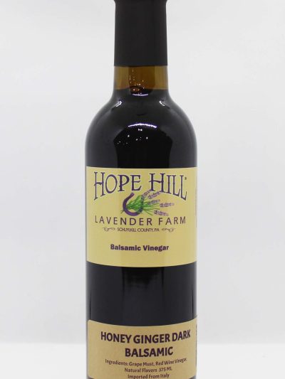 Honey Ginger Dark Balsamic 375 ml bottle